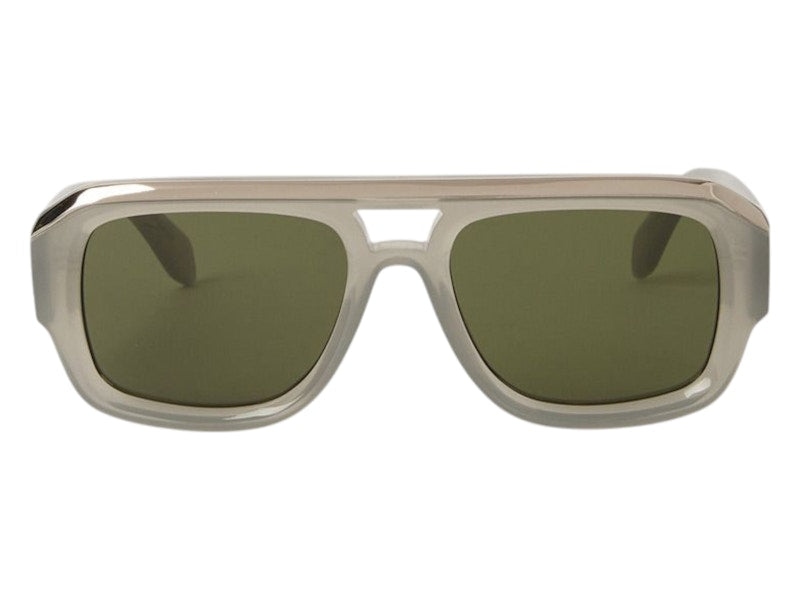 Palm Angels Stockton Sunglasses Grey Green (PERI062S24PLA0010955)