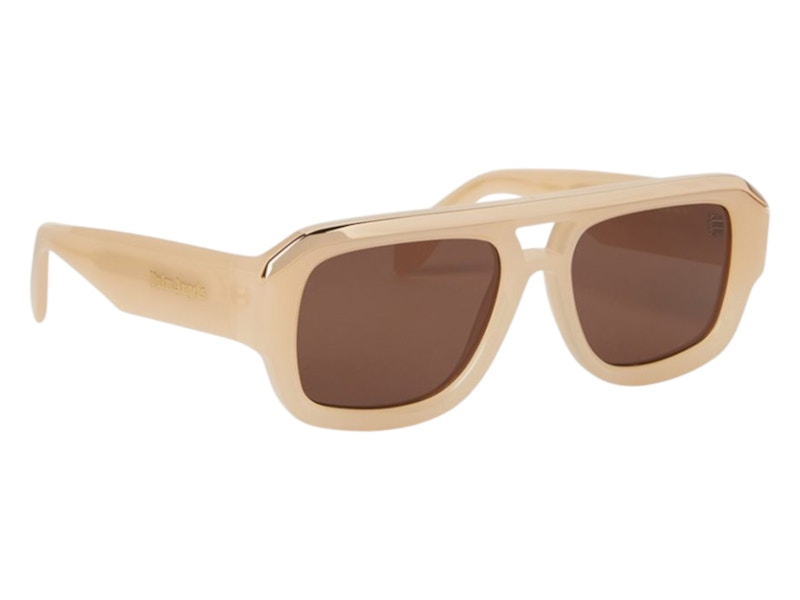 Palm Angels Stockton Sunglasses Sand Brown (PERI062S24PLA0011764)