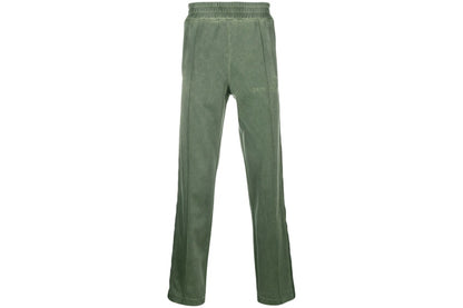 Palm Angels Straight Leg Side Stripe Track Pants Forest Green