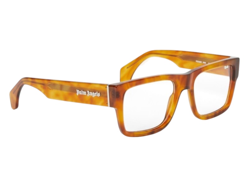 Palm Angels Style 2 Eyeglasses Light Havana Clear Lens (PERJ002C99PLA0012400)