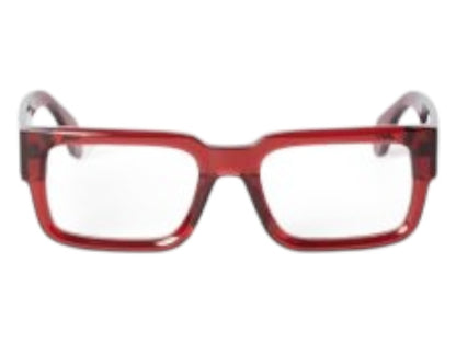 Palm Angels Style 3 Eyeglasses Burgundy Clear Lens (PERJ003F24PLA0012800)