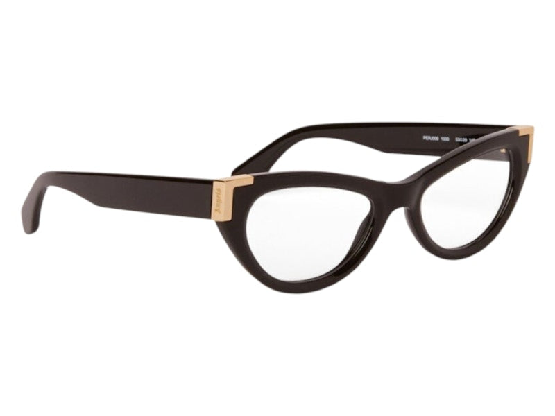 Palm Angels Style 9 Eyeglasses Black Clear Lens (PERJ009F24PLA0011000)