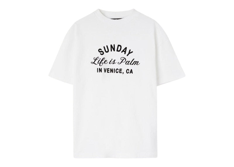 Palm Angels Sunday Classic T-Shirt White/Black