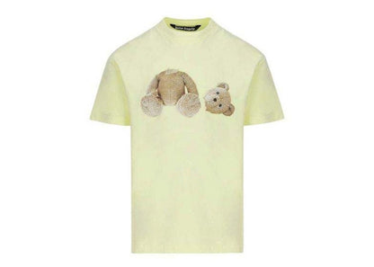 Palm Angels Teddy Bear T-shirt Fluorescent Yellow