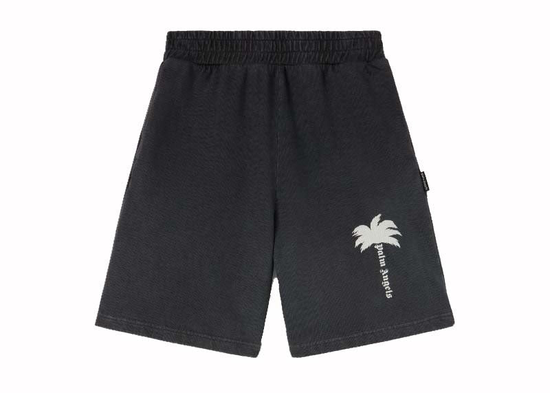 Palm Angels The Palm Sweatshort Dark Grey/Off White