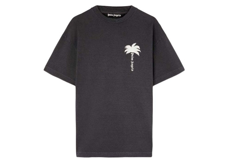Palm Angels The Palm T-Shirt Dark Grey/Off White