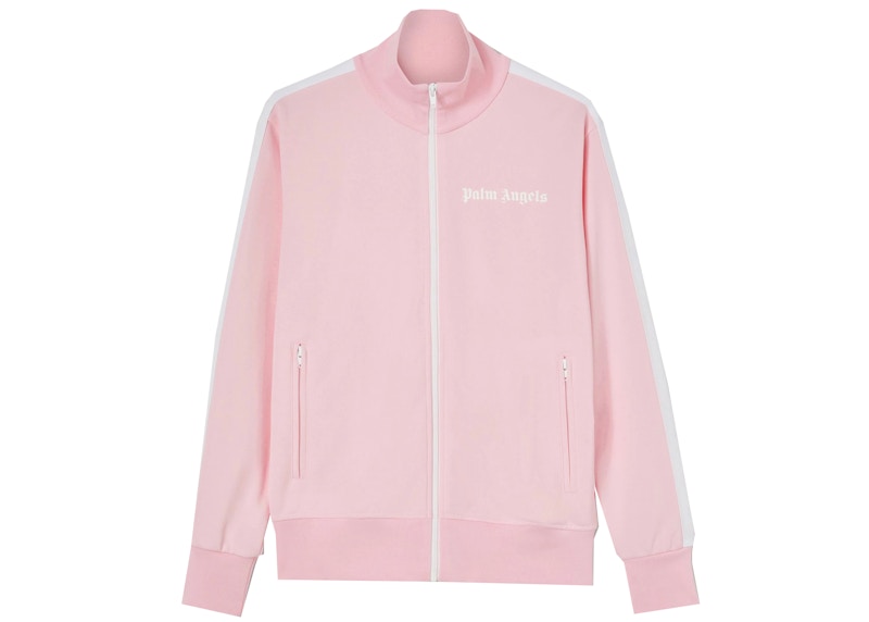 Palm Angels Track Jacket Almond Blossom/White