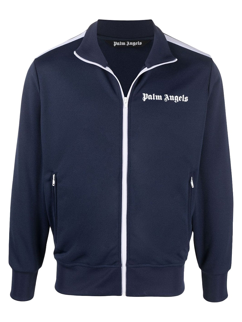 Palm Angels Track Jacket Navy Blue/White/Black SS22