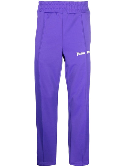 Palm Angels Track Pants Purple/White/Black