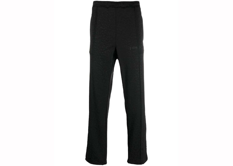 Palm Angels Tuxedo Leopard Track Pants Black