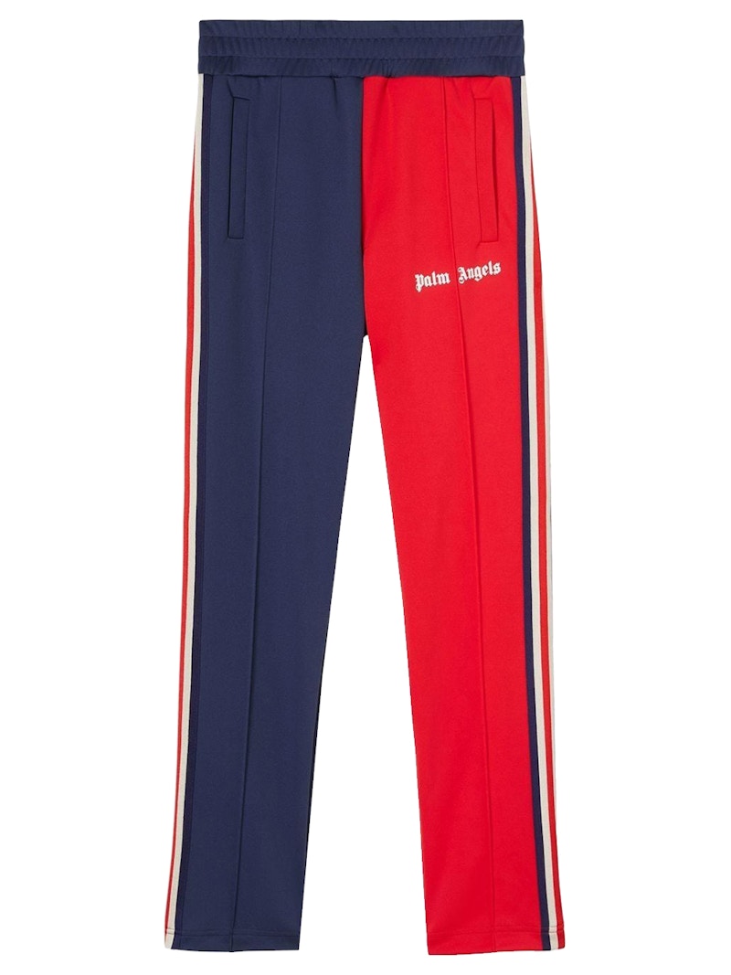 Palm Angels Two Tone Track Pants Navy/Red/Off White