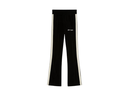 Palm Angels Velvet Flare Track Pants Black