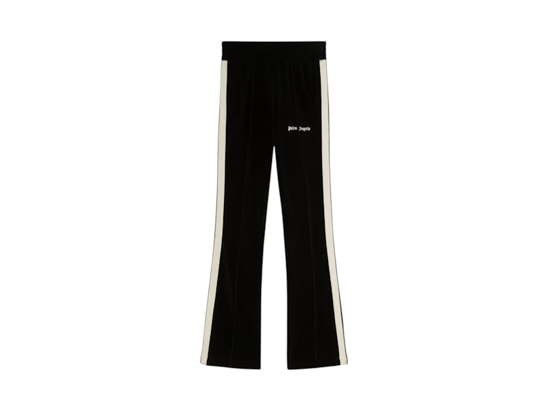 Palm Angels Velvet Flare Track Pants Black