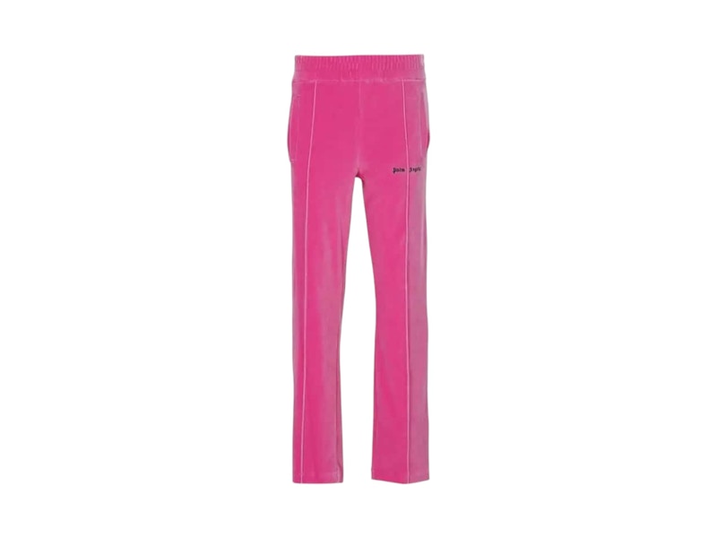 Palm Angels Velvet Track Pants Pink