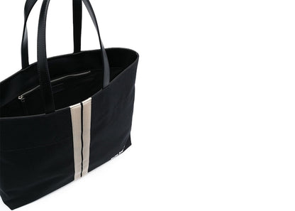 Palm Angels Venice Track Tote Bag Black/Off-white