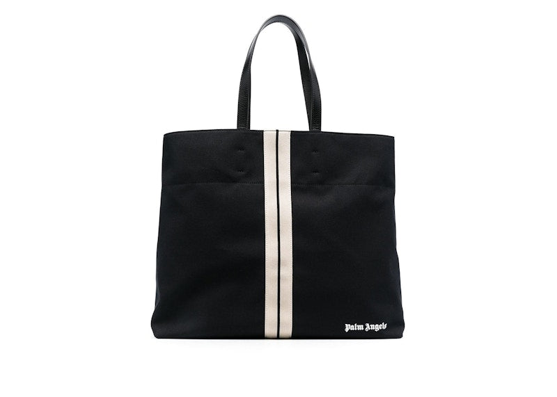 Palm Angels Venice Track Tote Bag Black/Off-white
