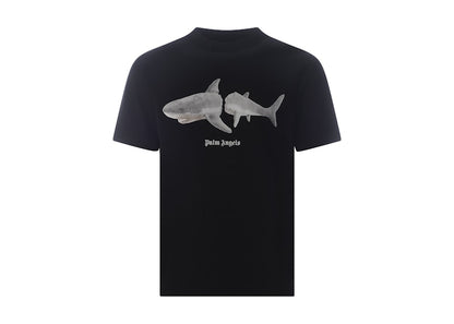 Palm Angels White Shark Classic Tee Black/White
