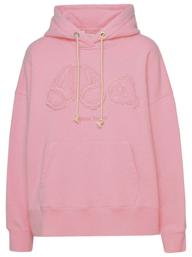 Palm Angels Women's Bear Hoodie Pink