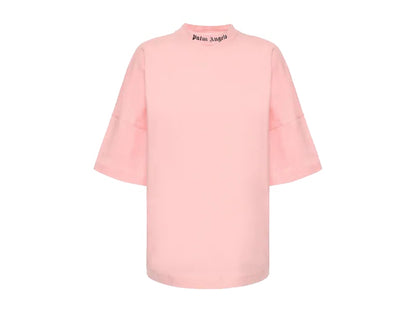 Palm Angels Women's Gothic Logo Oversized T-Shirt Pink/Black