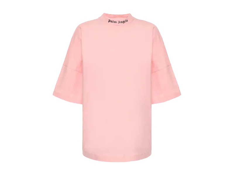 Palm Angels Women's Gothic Logo Oversized T-Shirt Pink/Black