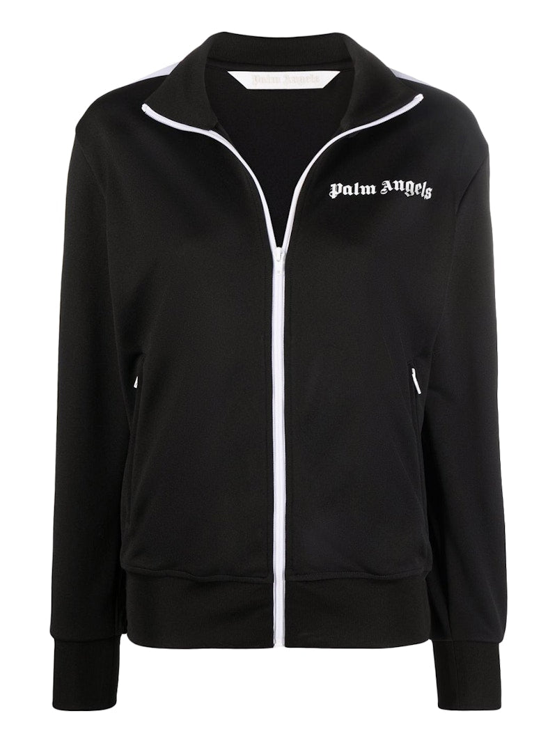 Palm Angels Womens Track Jacket Black/White