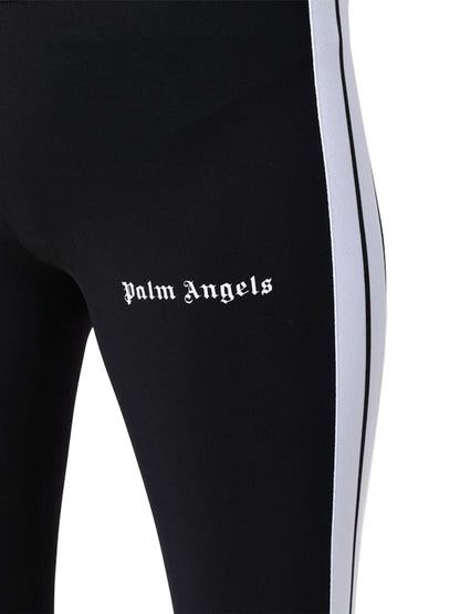 Palm Angels Womens Track Leggings Black/White