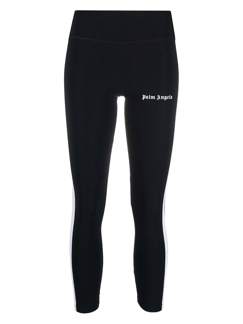 Palm Angels Womens Track Leggings Black/White