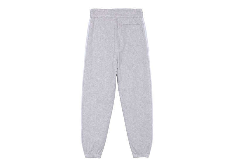 Palm Angels Women's Track Sweatpants Melange Grey/White