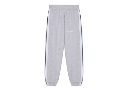 Palm Angels Women's Track Sweatpants Melange Grey/White