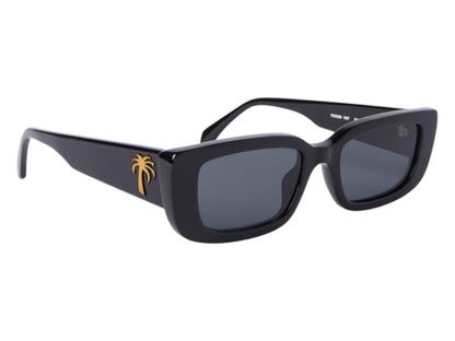 Palm Angels Yosemite Sunglasses Black Dark Grey (PERI056S24PLA0011007)