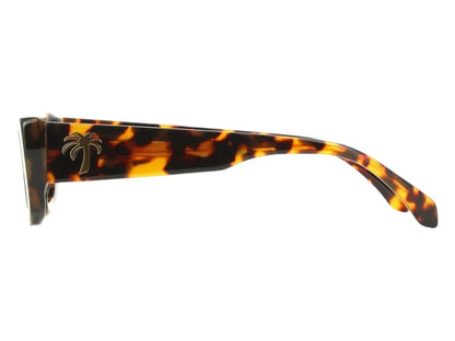 Palm Angels Yosemite Sunglasses Havana Brown (PERI056S24PLA0016064)