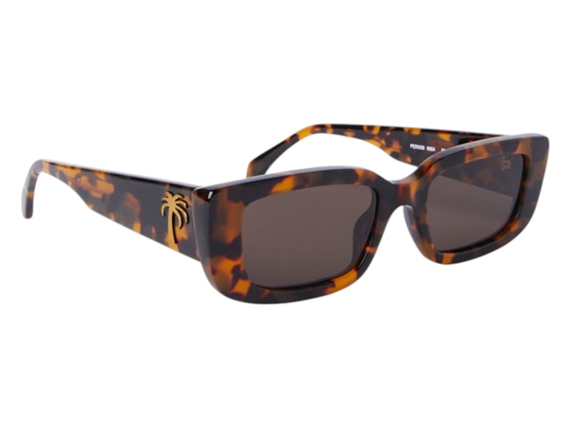 Palm Angels Yosemite Sunglasses Havana Brown (PERI056S24PLA0016064)