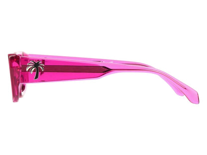 Palm Angels Yosemite Sunglasses Pink Dark Grey Grey (PERI056S24PLA0013007)