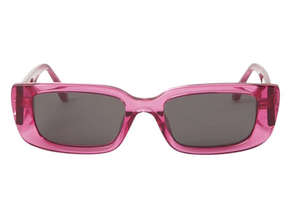Palm Angels Yosemite Sunglasses Pink Dark Grey Grey (PERI056S24PLA0013007)