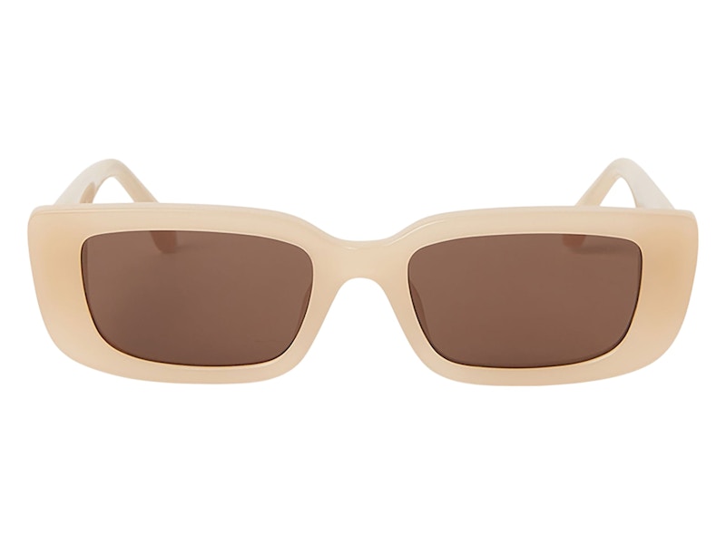 Palm Angels Yosemite Sunglasses Sand Brown (PERI056S24PLA0011764)