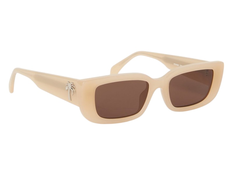 Palm Angels Yosemite Sunglasses Sand Brown (PERI056S24PLA0011764)