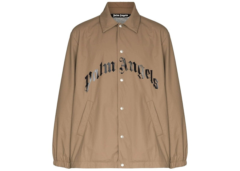 Palm Angels x Browns 50 Bear Shirt Jacket Beige