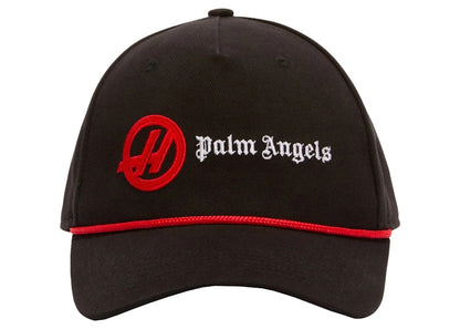 Palm Angels x Moneygram Haas F1 Team Baseball Cap Black Red White