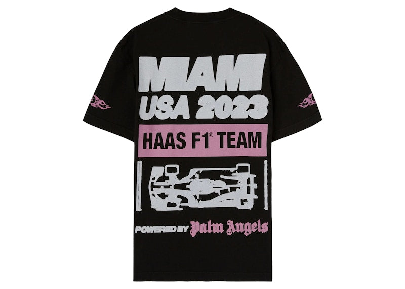 Palm Angels x Moneygram Haas F1 Team Miami T-shirt Black