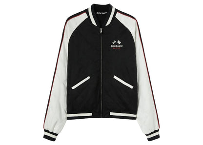Palm Angels x Moneygram Haas F1 Team Racing Souvenir Jacket Black White Red