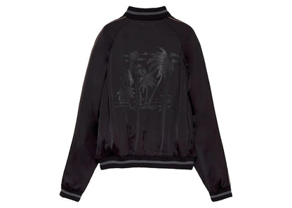 Palm Angels x Team Wang Palm Trees Bomber Jacket Black
