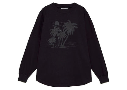 Palm Angels x Team Wang Palm Trees L/S T-shirt Black