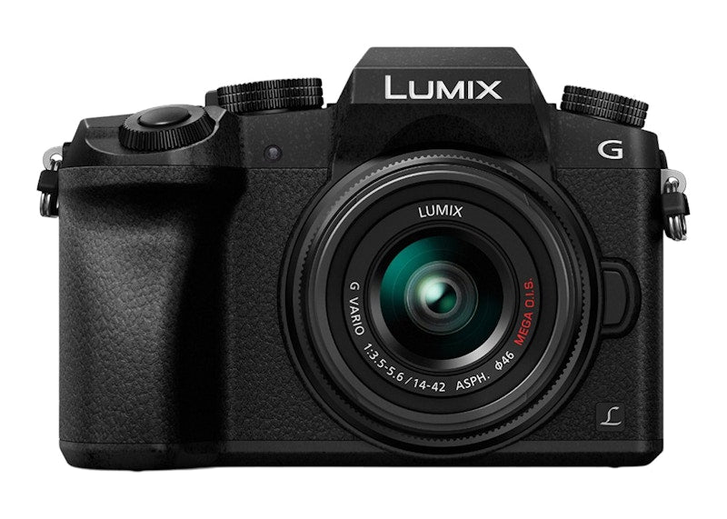 Panasonic LUMIX G7 Interchangeable Lens 4K Ultra HD Black DSLM Camera + 14-42mm Lens DMC-G7KK