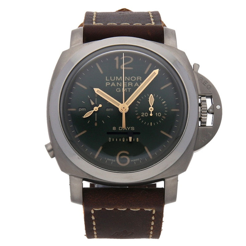 Panerai Luminor 1950 Chrono Monopulsante 8-Days GMT Titanio PAM 737