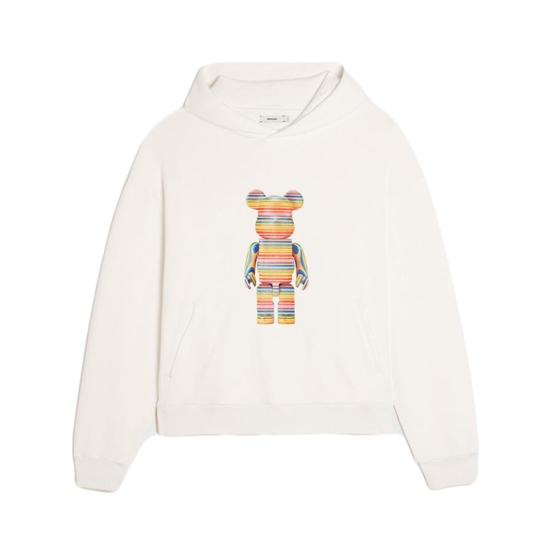 Pangaia x Haroshi x Medicom Toy Recycling Hoodie Off White