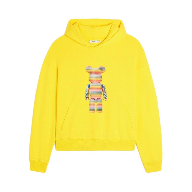 Pangaia x Haroshi x Medicom Toy Recycling Hoodie Yellow
