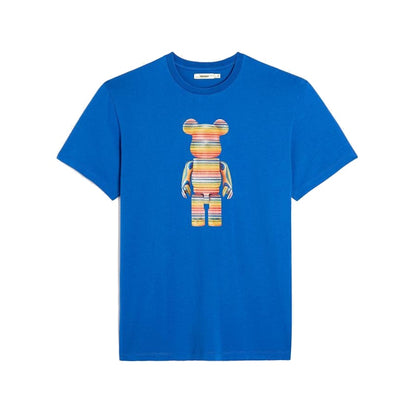 Pangaia x Haroshi x Medicom Toy Recycling Tee Blue