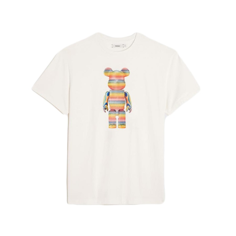 Pangaia x Haroshi x Medicom Toy Recycling Tee Off White