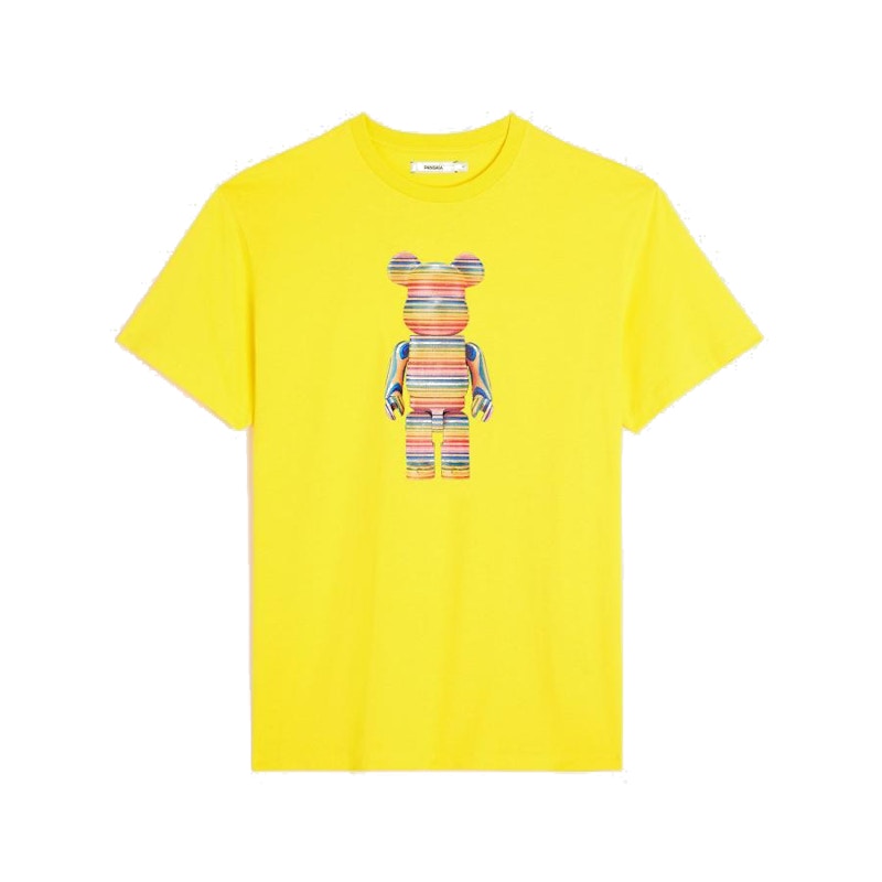 Pangaia x Haroshi x Medicom Toy Recycling Tee Yellow