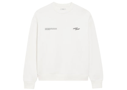 Pangaia x Victor Victor Sitting Dog Crewneck Sweatshirt Off White